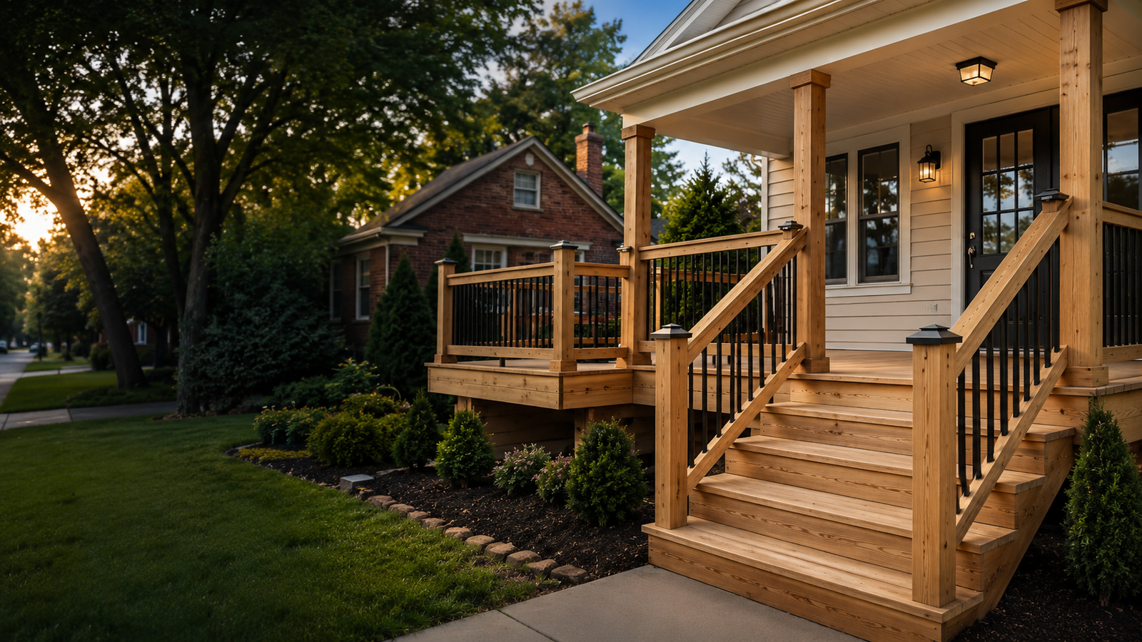 Reliable Renovators deck and porch construction in Detroit and Metro Detroit